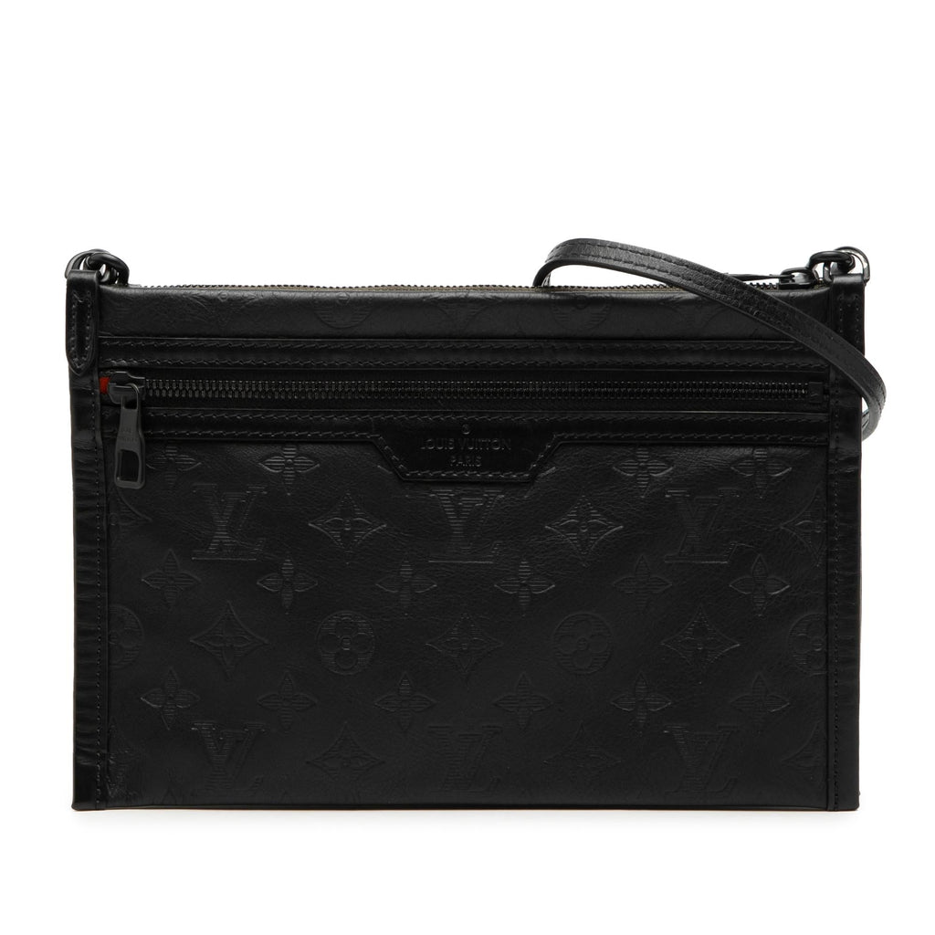 Louis Vuitton Monogram Shadow Double Flat Messenger