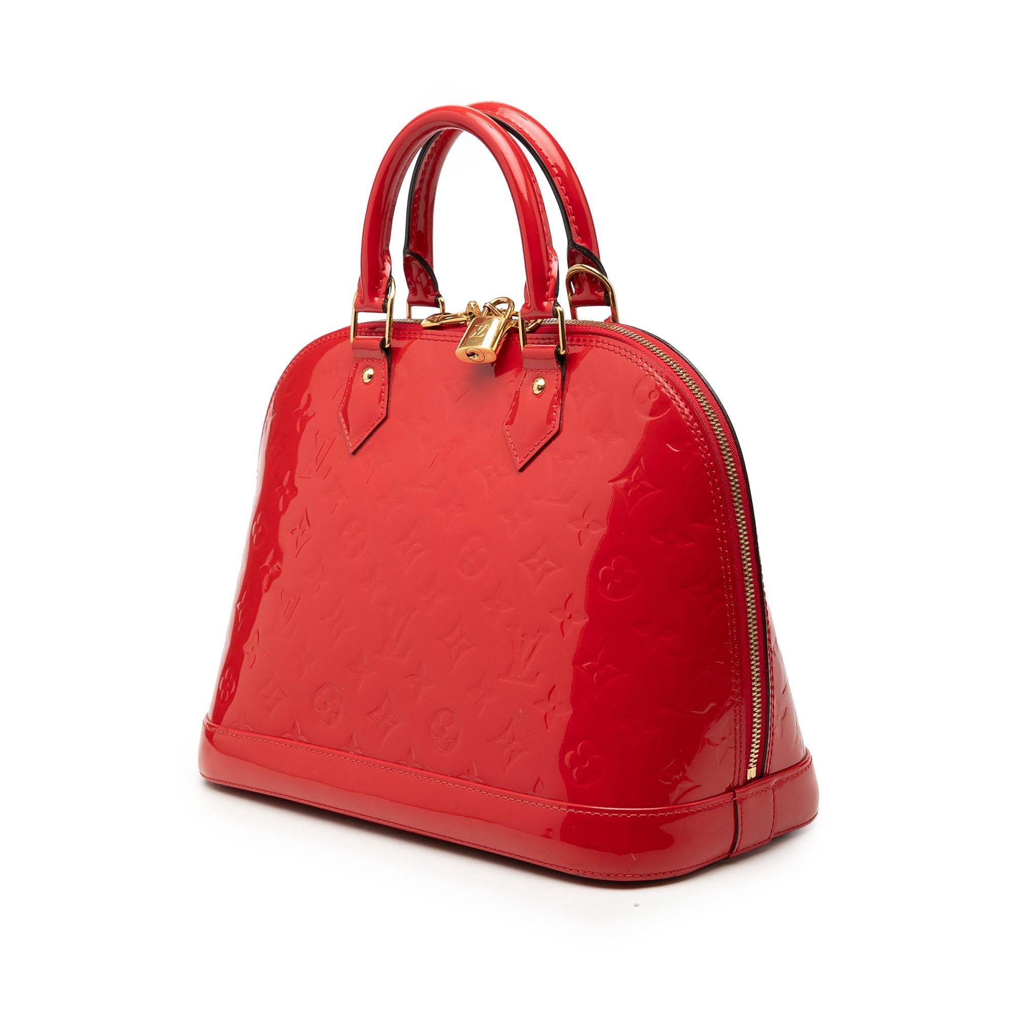 Louis Vuitton Monogram Vernis Alma PM