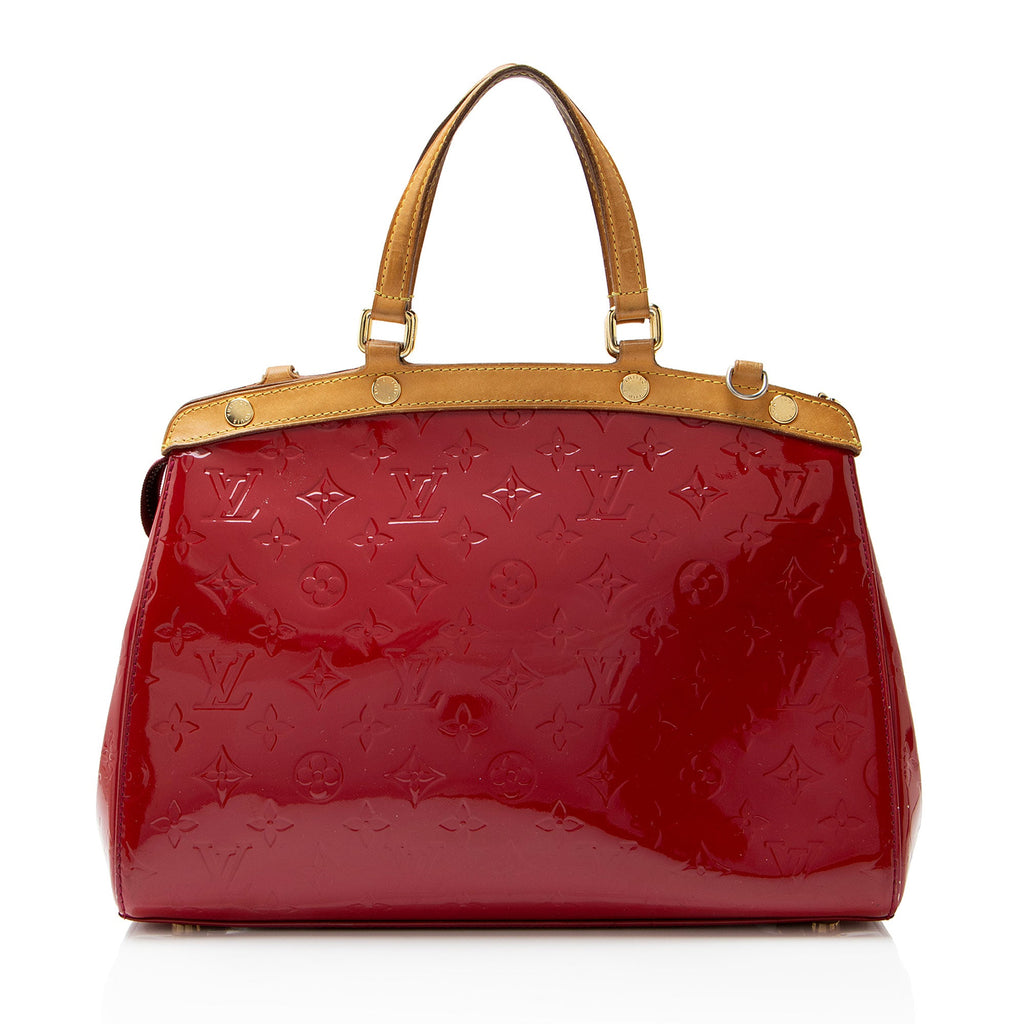 Louis Vuitton Monogram Vernis Brea MM Satchel