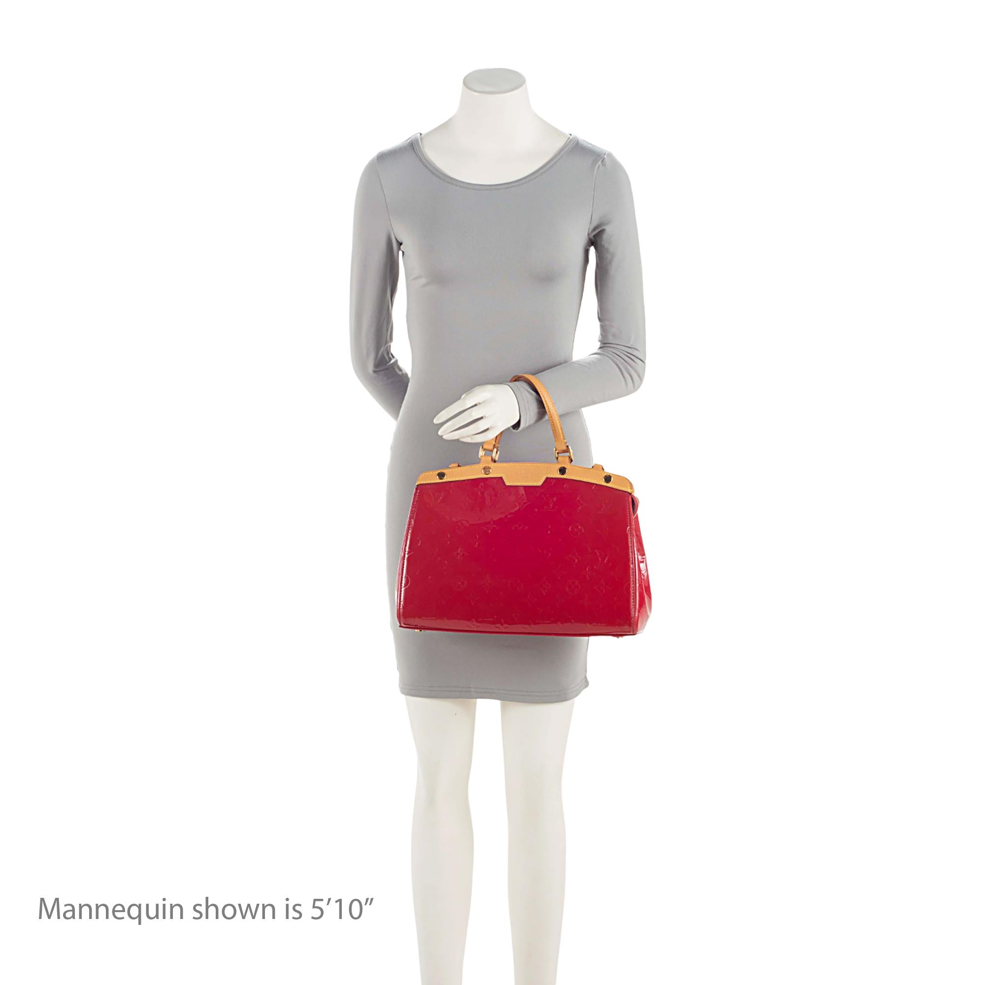Louis Vuitton Monogram Vernis Brea MM Satchel
