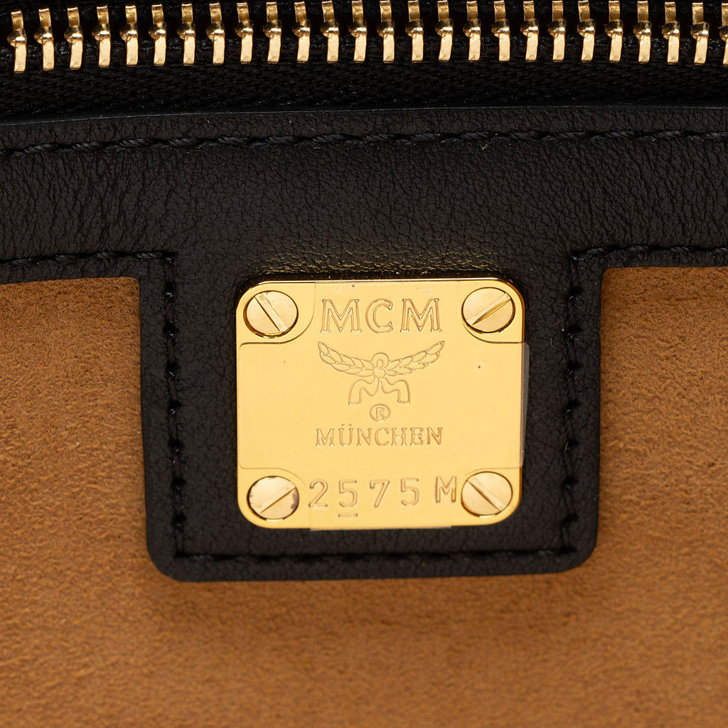 MCM Cubic Monogram Jacquard Shopper Tote