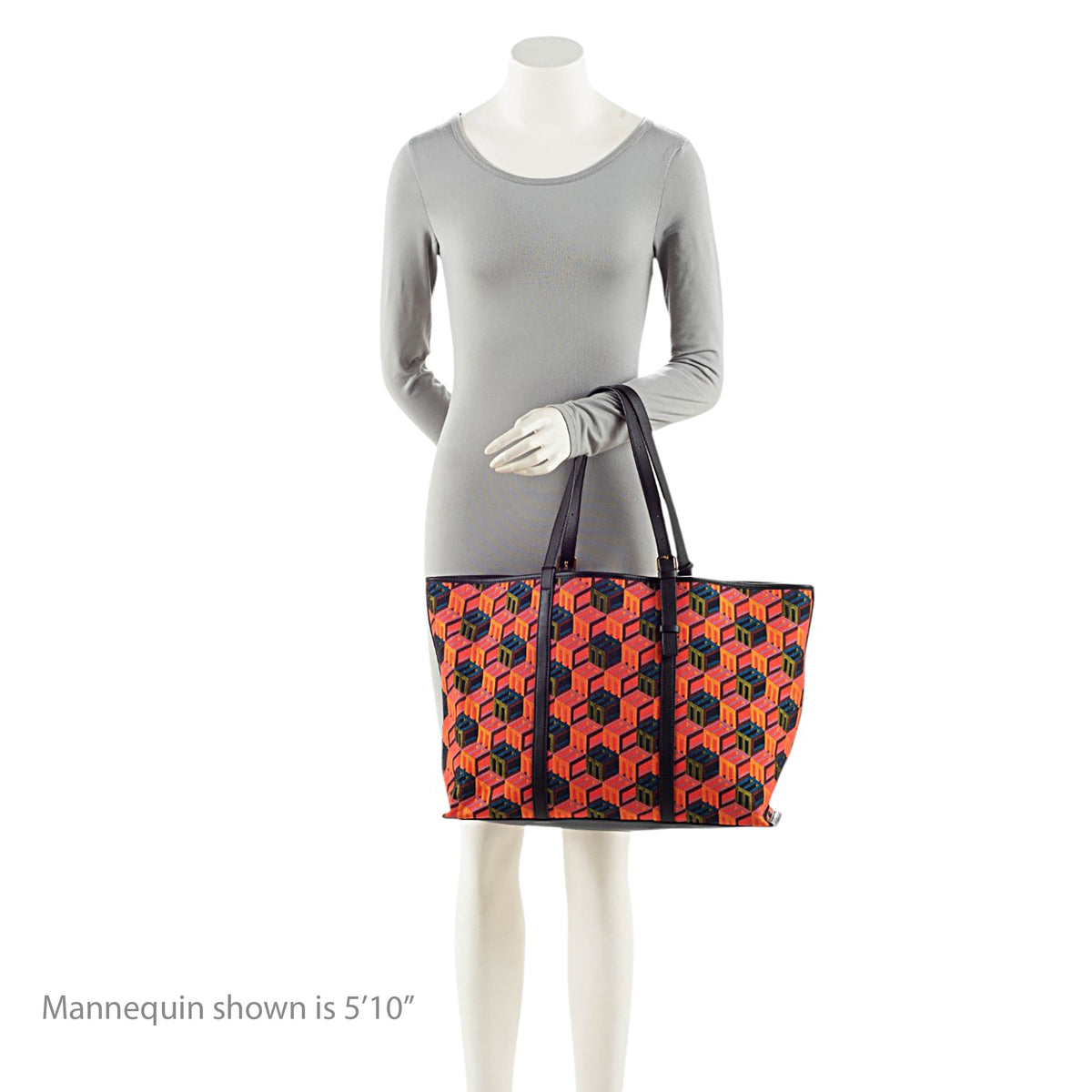 MCM Cubic Monogram Jacquard Shopper Tote