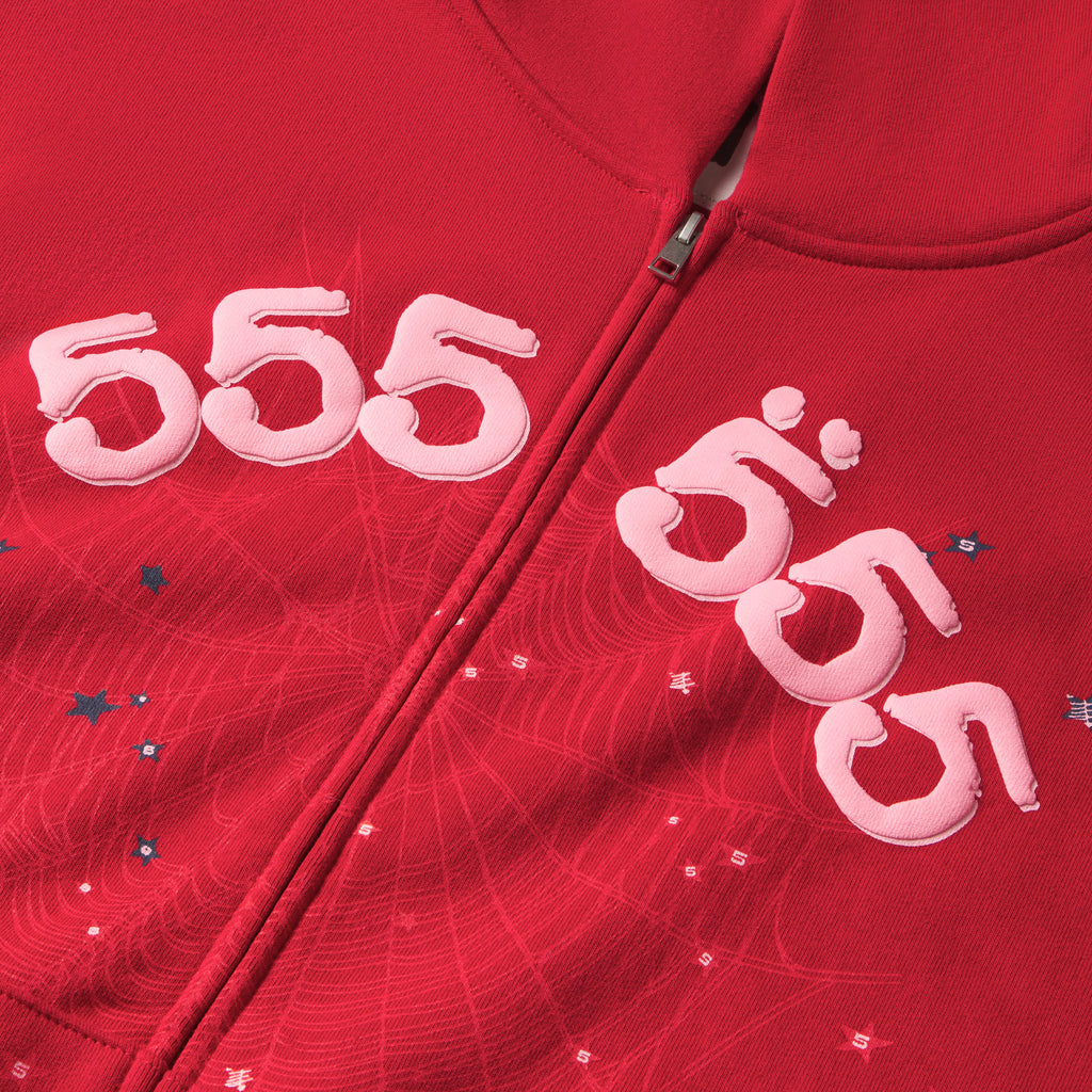 ANGEL NUMBER ZIP HOODIE