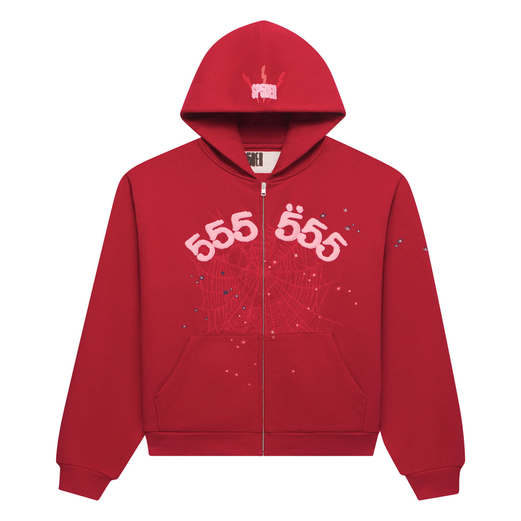 ANGEL NUMBER ZIP HOODIE