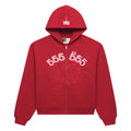 ANGEL NUMBER ZIP HOODIE