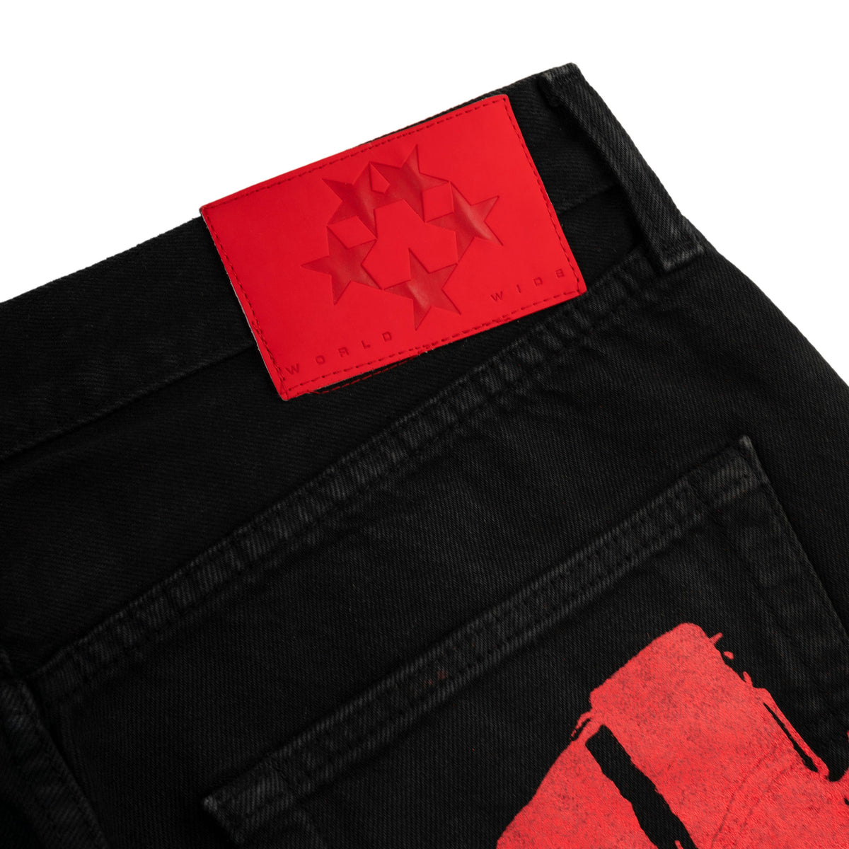 PAINTED MOTO DENIM