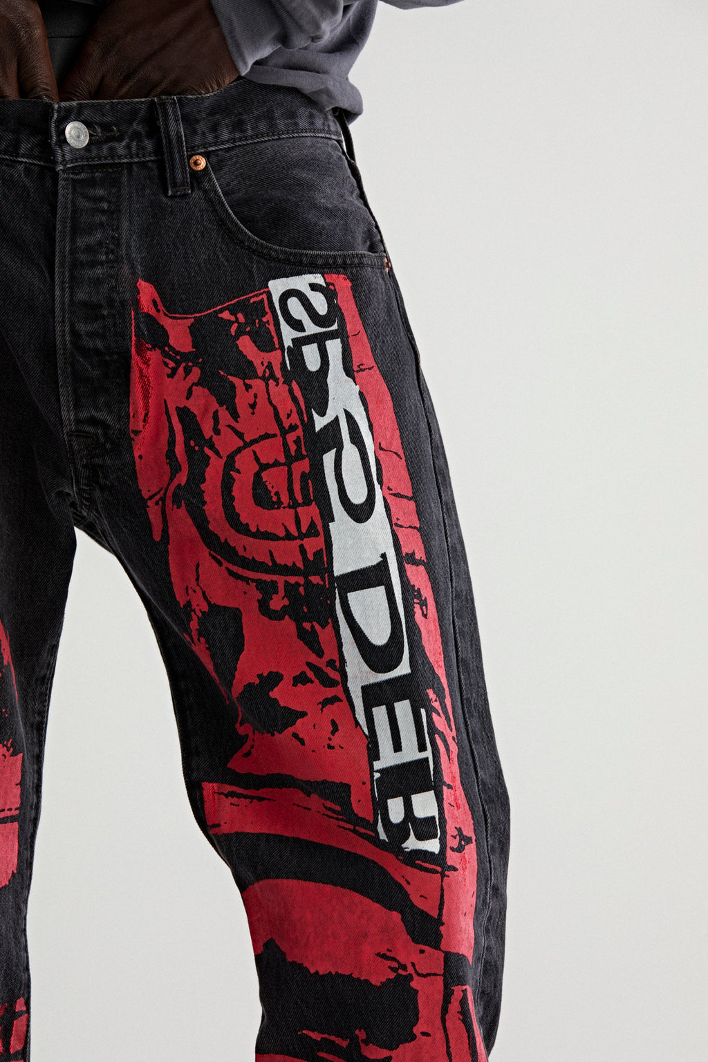PAINTED MOTO DENIM
