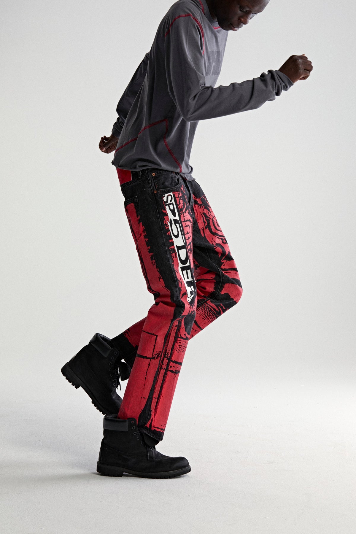 PAINTED MOTO DENIM