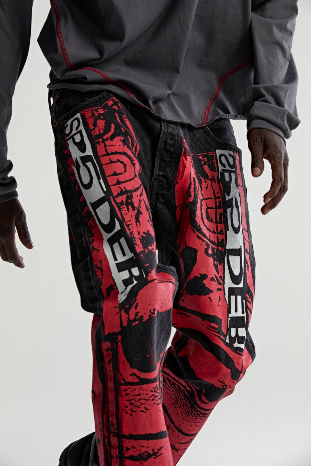 PAINTED MOTO DENIM