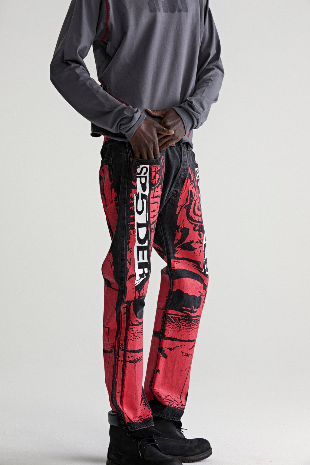 PAINTED MOTO DENIM