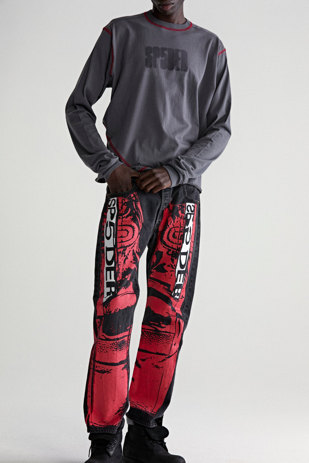 PAINTED MOTO DENIM