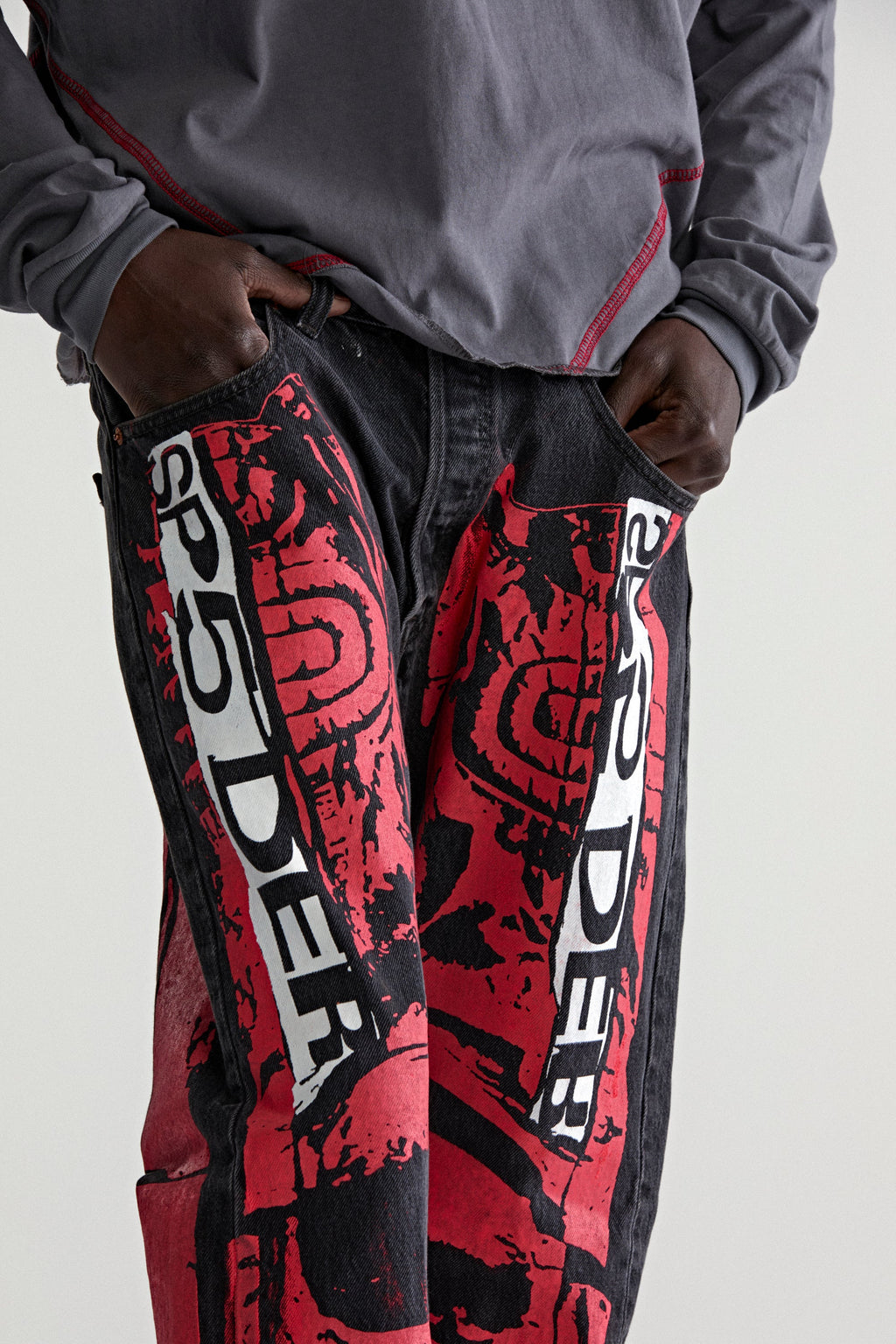 PAINTED MOTO DENIM