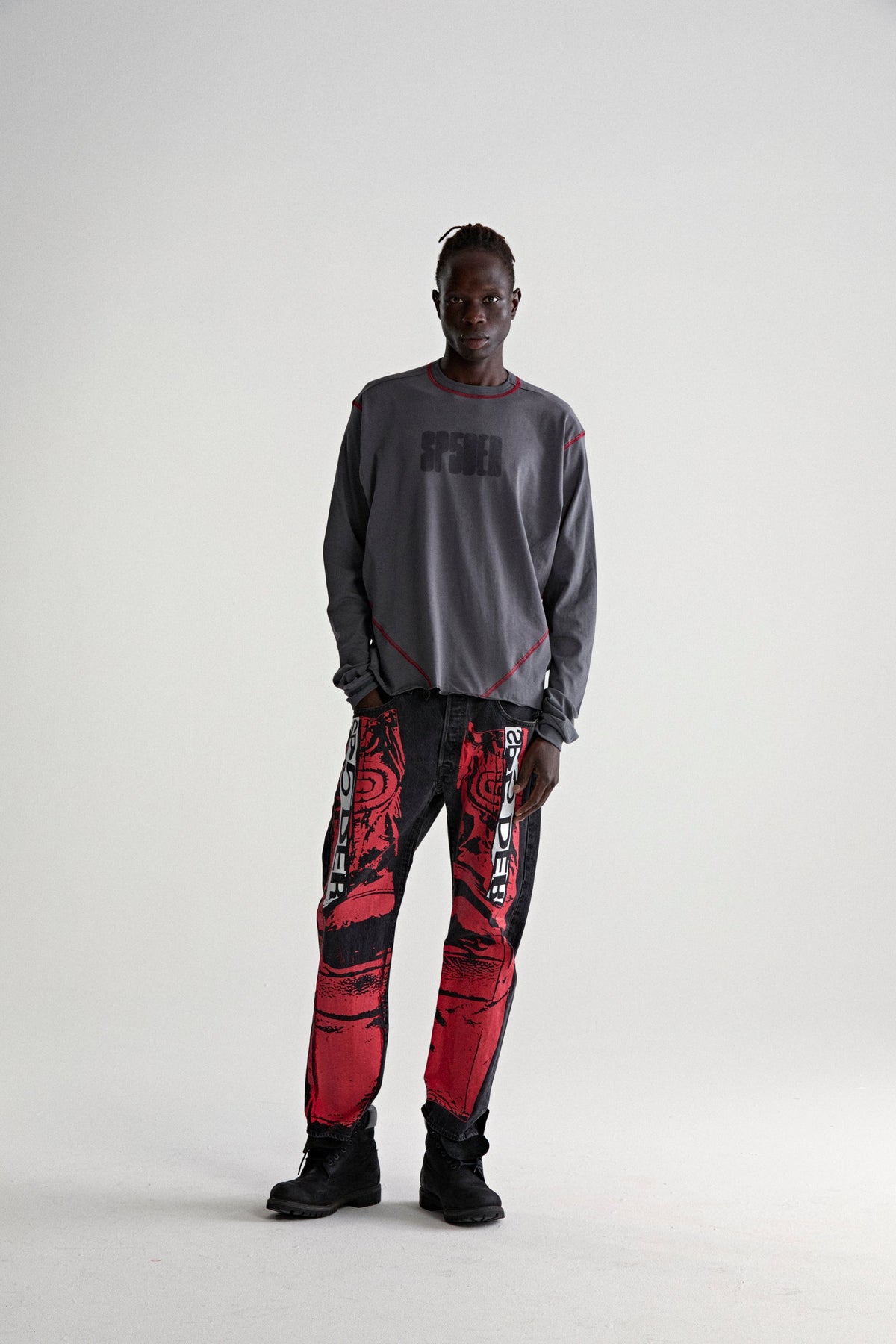PAINTED MOTO DENIM
