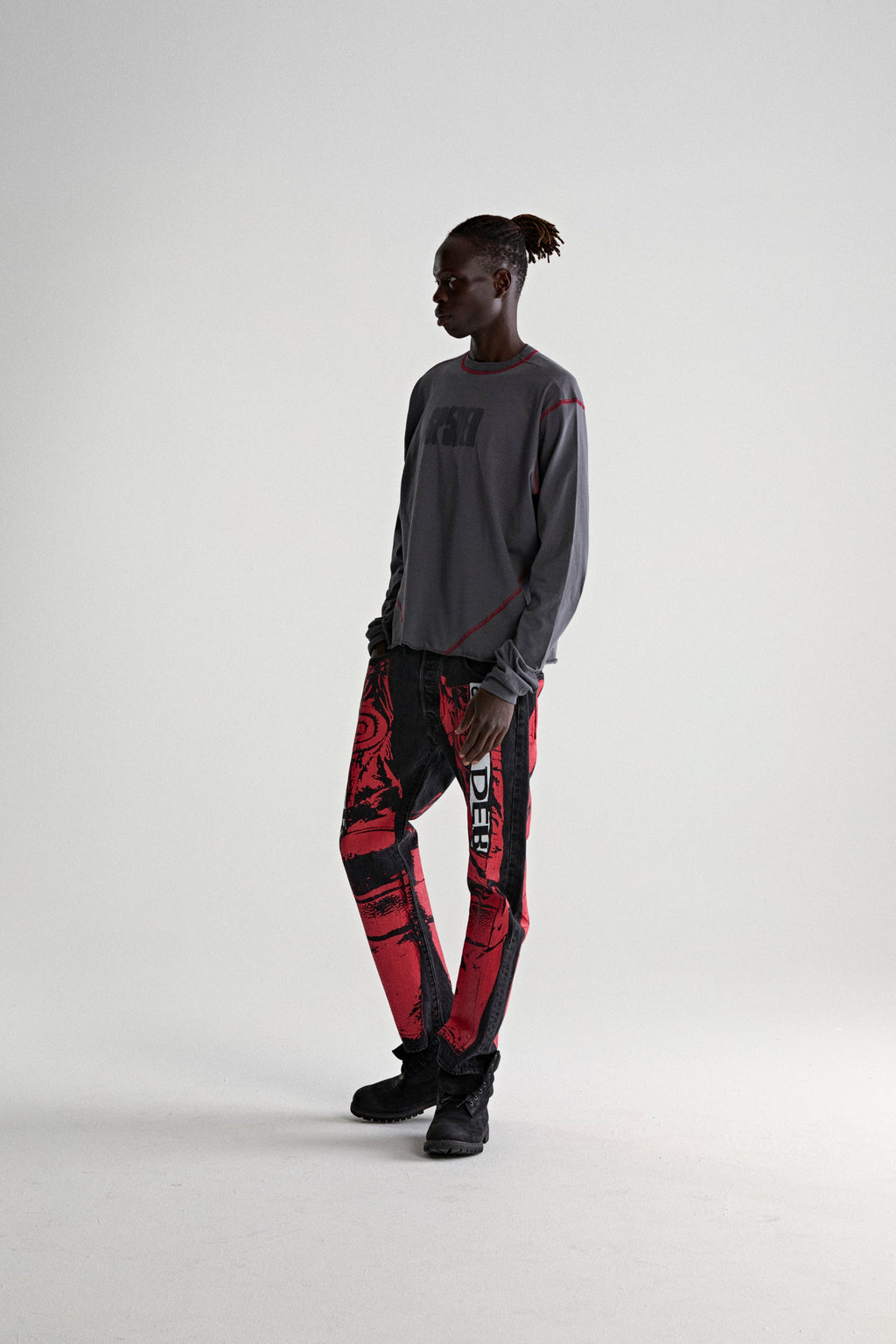 PAINTED MOTO DENIM