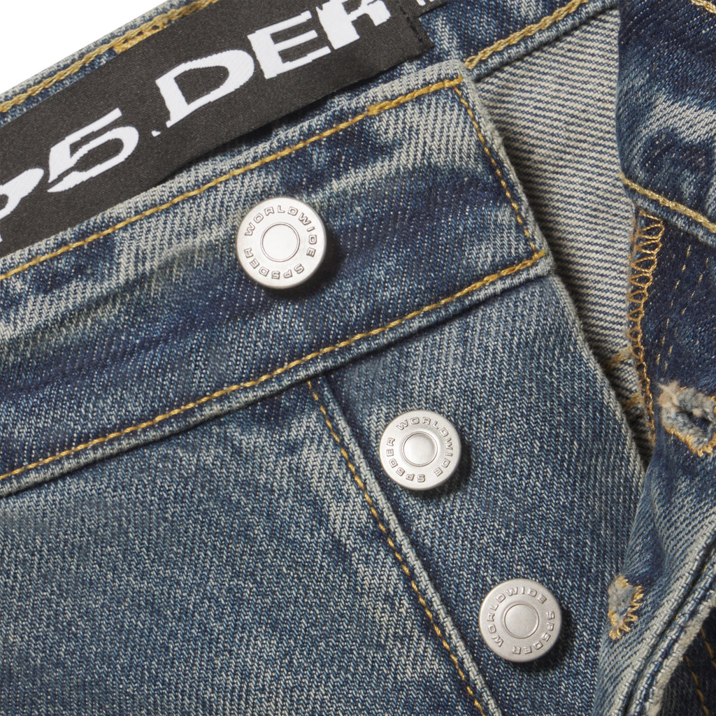 RHINESTONE WEB DENIM