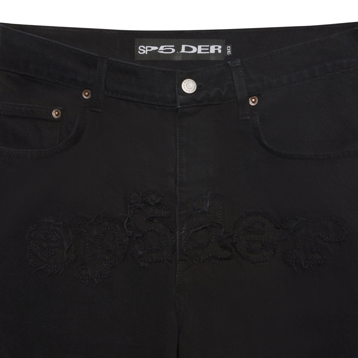 DISTRESSED LOGO V3 DENIM