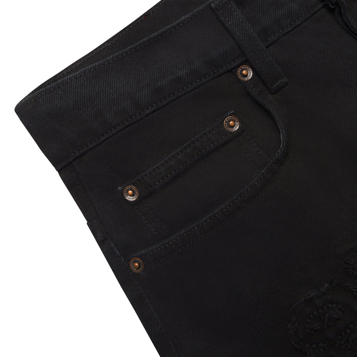 DISTRESSED LOGO V3 DENIM