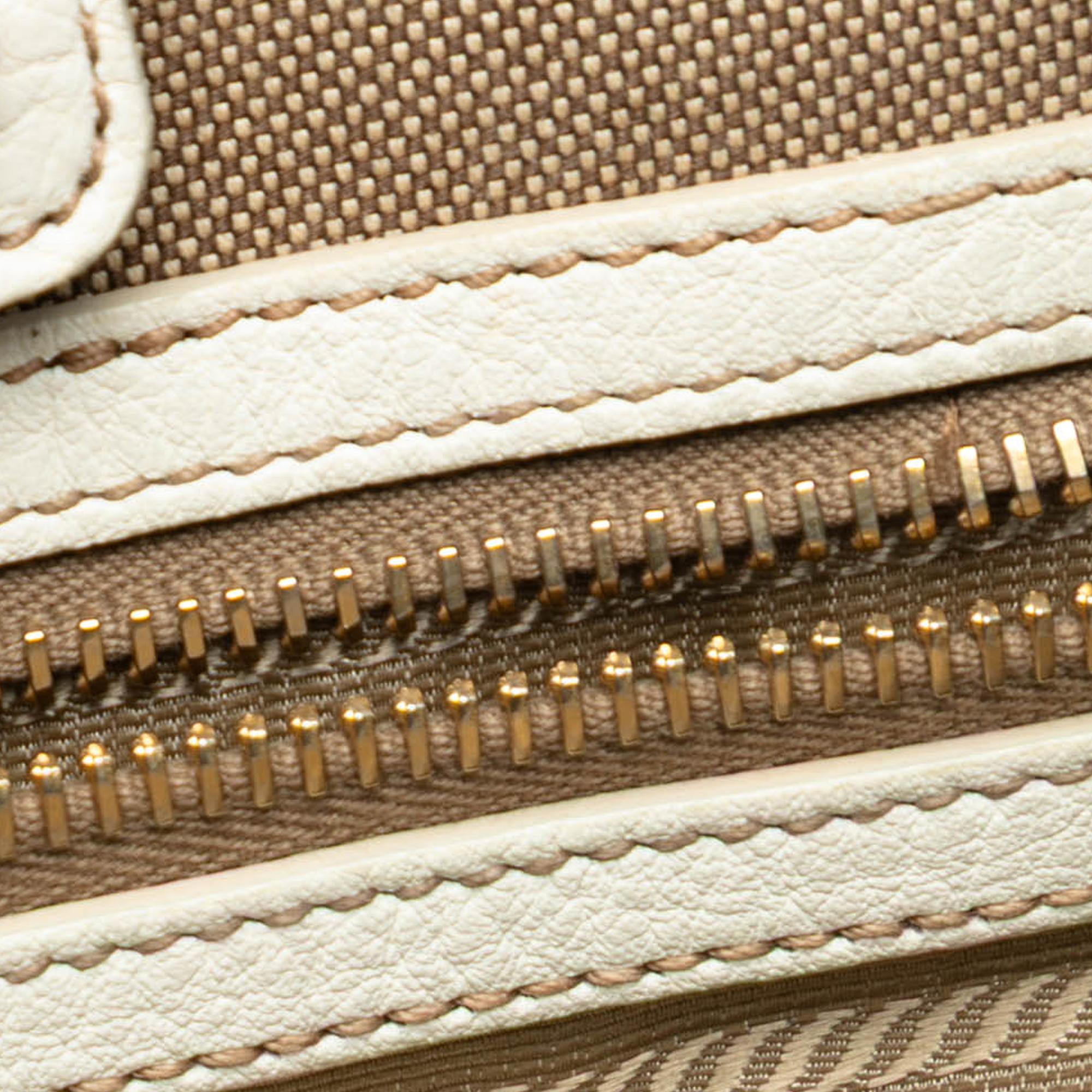 Prada Canvas Canapa Logo Bow Satchel