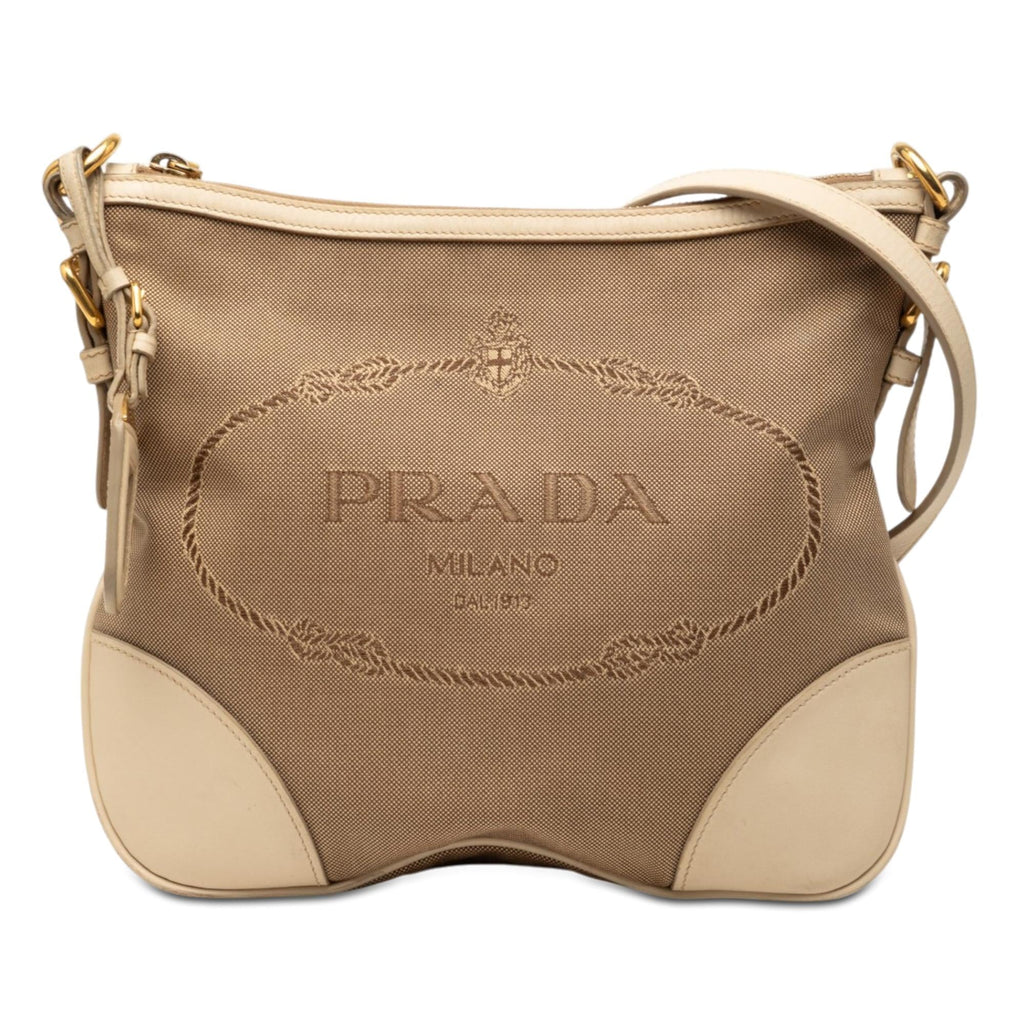 Prada Canvas Canapa Logo Crossbody