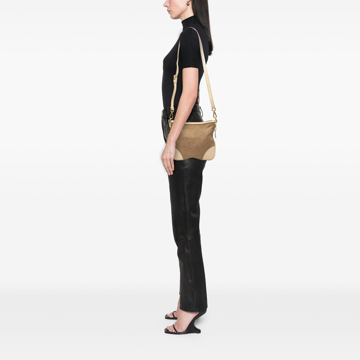 Prada Canvas Canapa Logo Crossbody