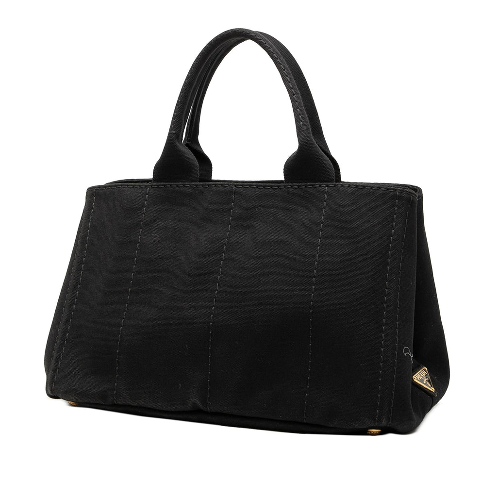 Prada Canvas Canapa Logo Satchel