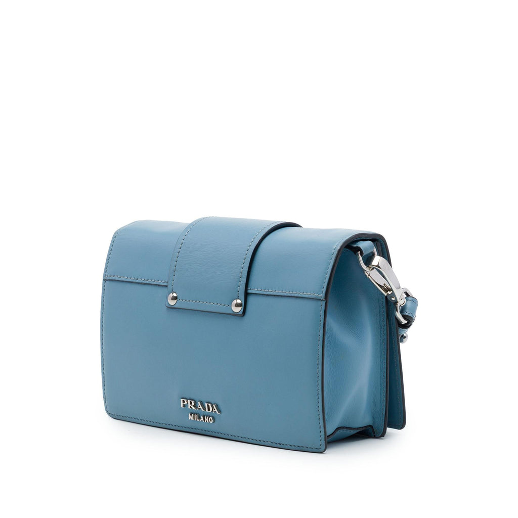 Prada City Calf Plex Ribbon Crossbody