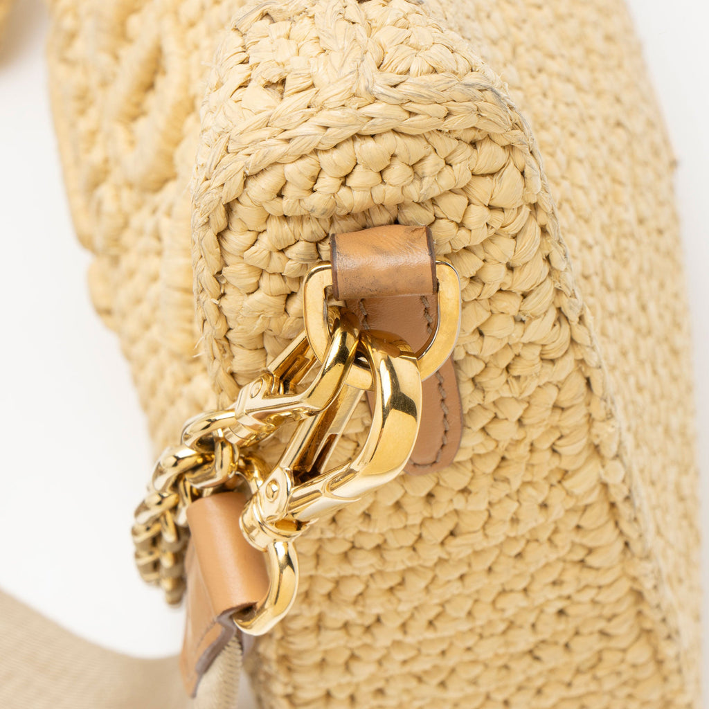 Prada Crochet Raffia Re-Edition 2005 Crossbody