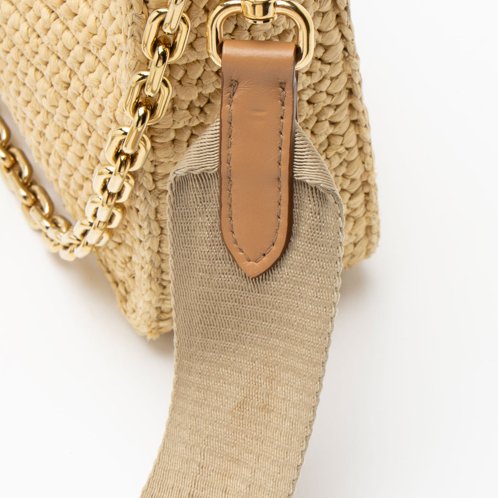 Prada Crochet Raffia Re-Edition 2005 Crossbody