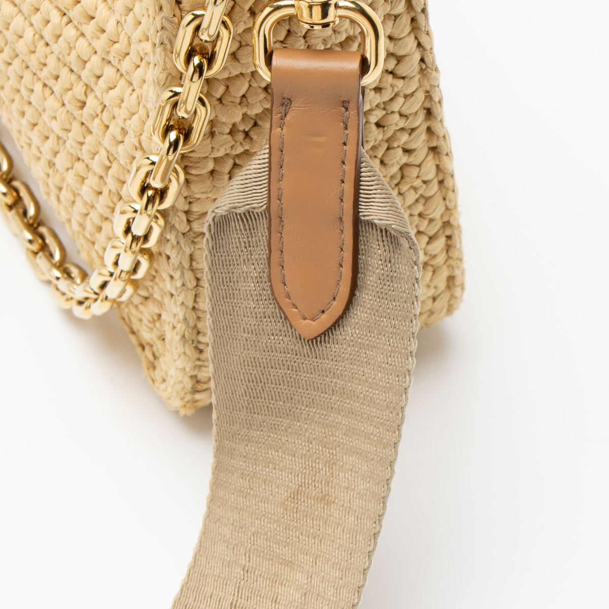 Prada Crochet Raffia Re-Edition 2005 Crossbody