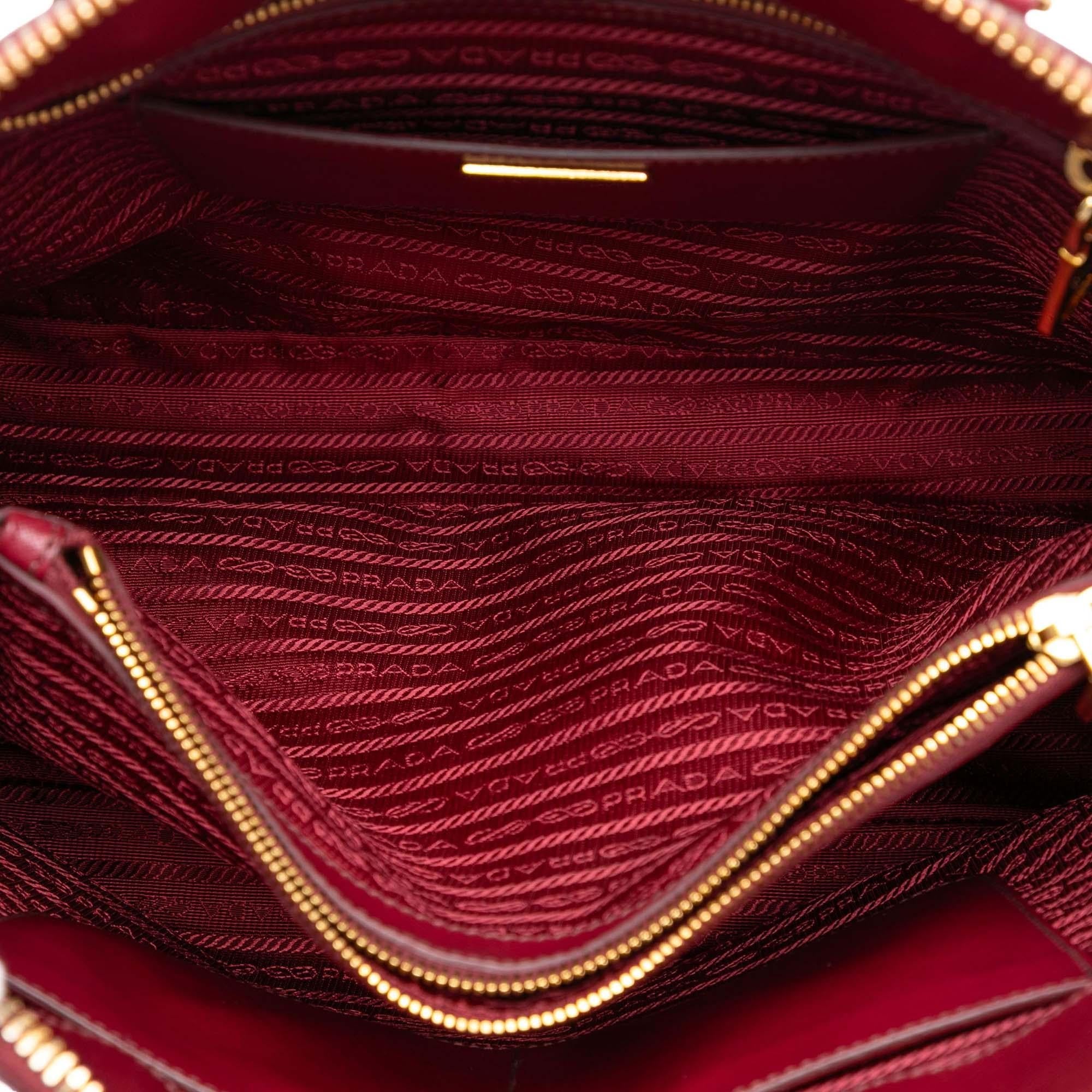 Prada Extra Large Saffiano Lux Promenade Satchel