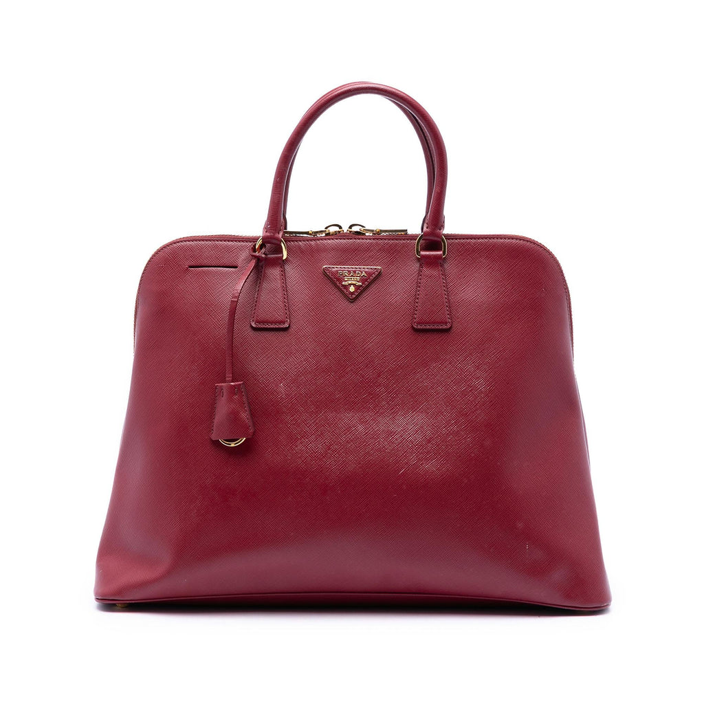 Prada Extra Large Saffiano Lux Promenade Satchel