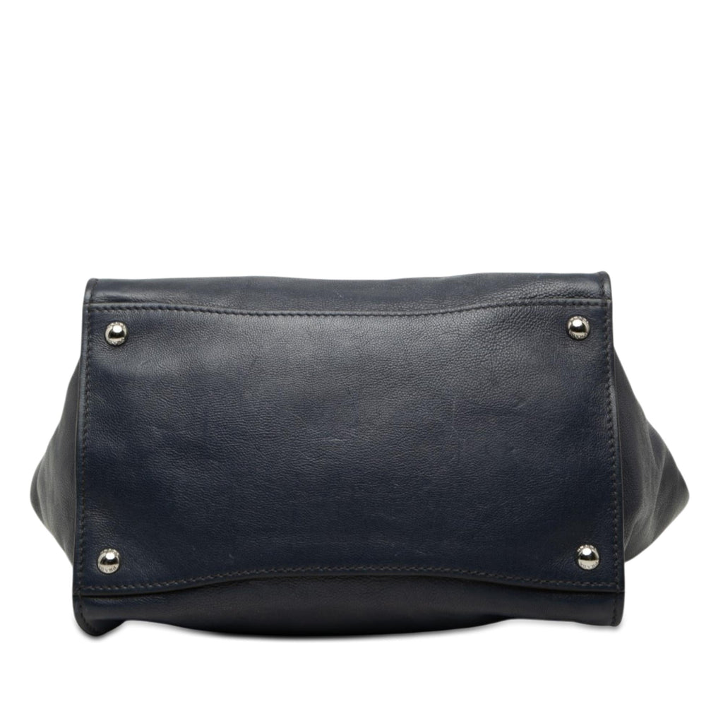 Prada Glace Calf Twin Pocket Double Handle Satchel