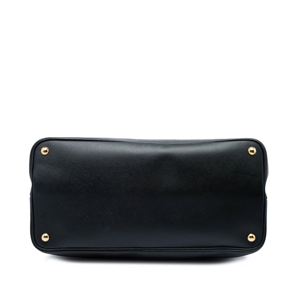 Prada Large Saffiano Cuir Double Satchel