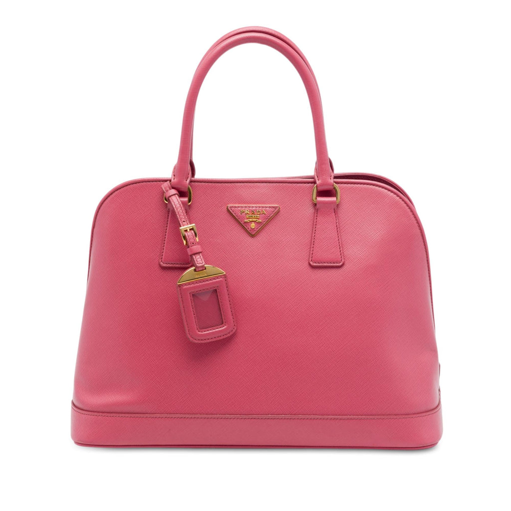 Prada Large Saffiano Lux Open Promenade Satchel
