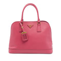 Prada Large Saffiano Lux Open Promenade Satchel