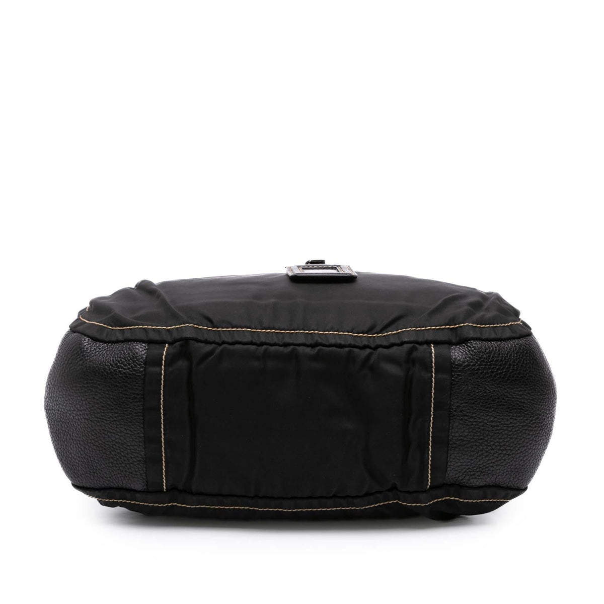 Prada Leather and Tessuto Shoulder Bag