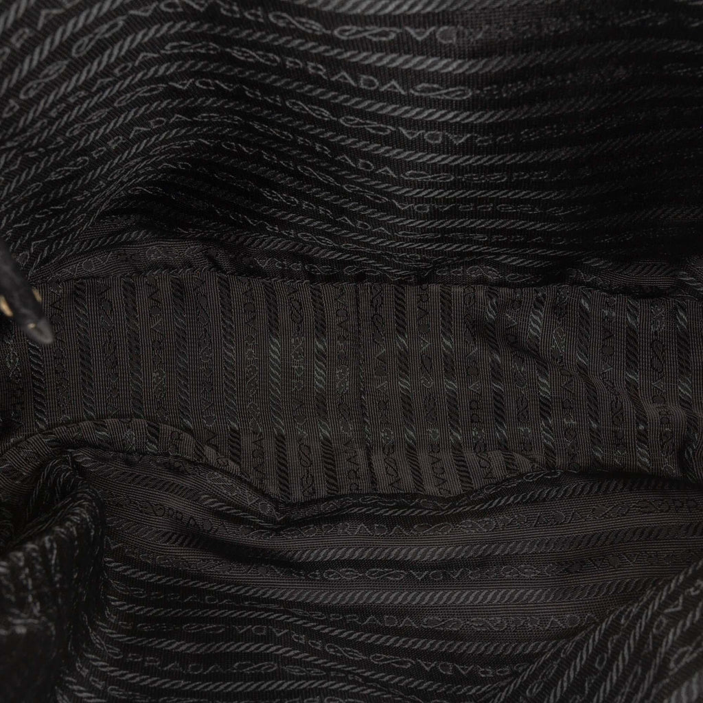 Prada Leather and Tessuto Shoulder Bag