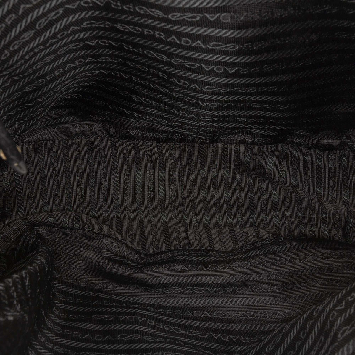 Prada Leather and Tessuto Shoulder Bag