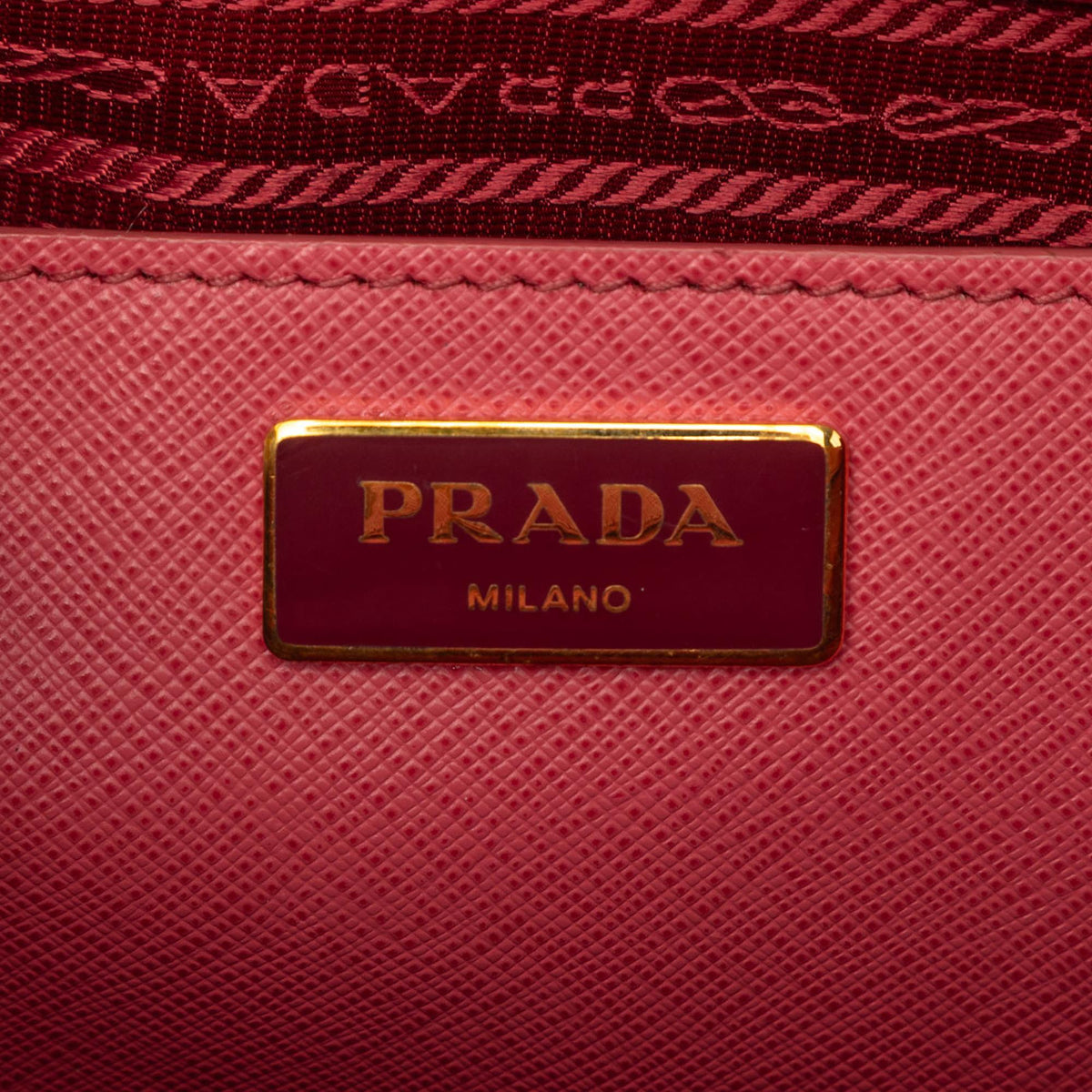 Prada Medium Saffiano Lux Galleria Double Zip Satchel