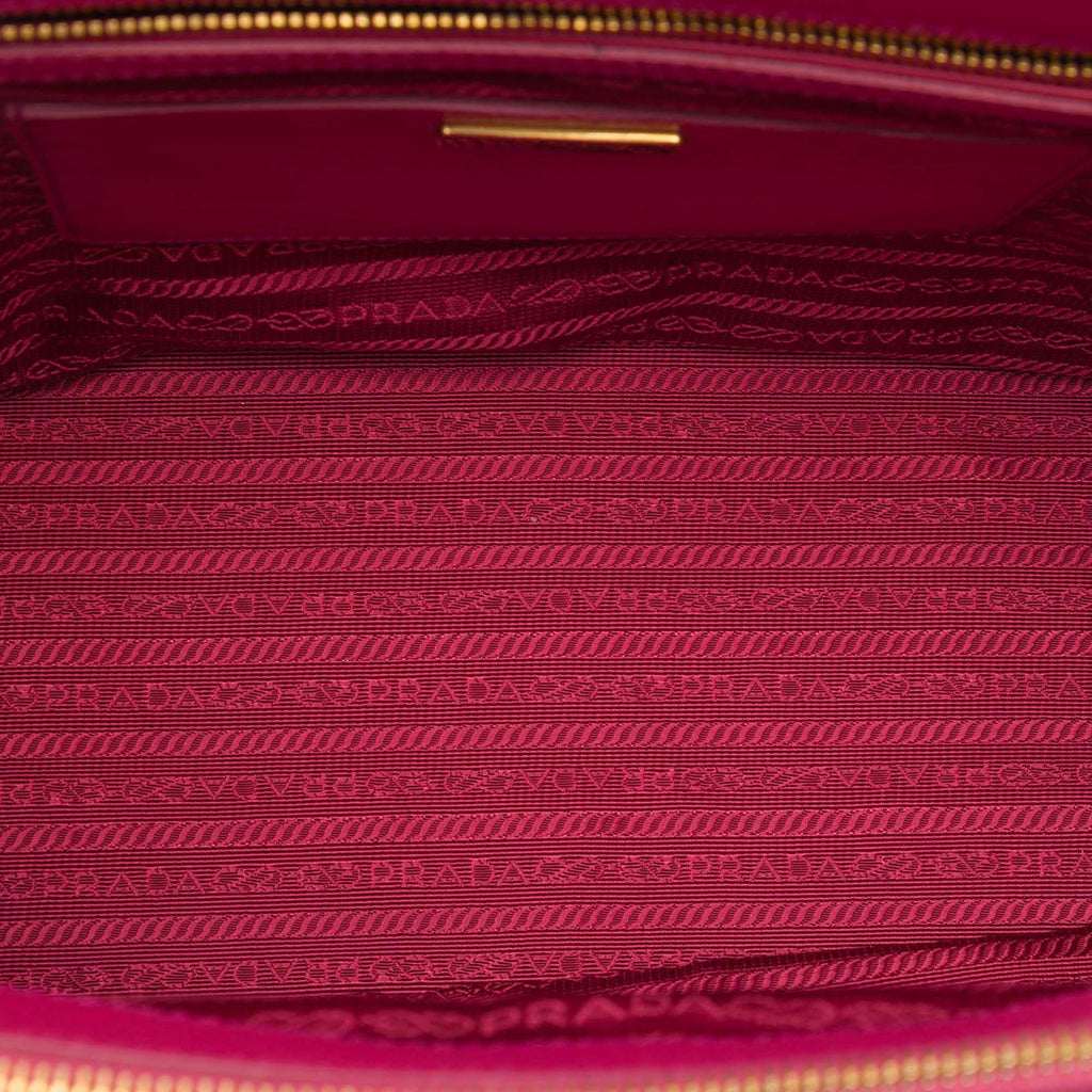 Prada Medium Saffiano Lux Galleria Double Zip Tote