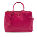 Prada Medium Saffiano Lux Galleria Double Zip Tote