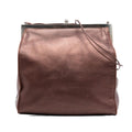 Prada Metallic Nappa Frame Crossbody