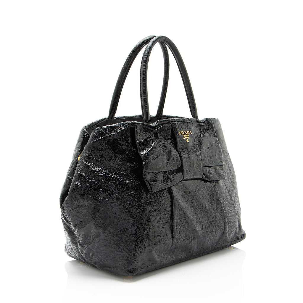 Prada Nappa Fiocco Bow Tote