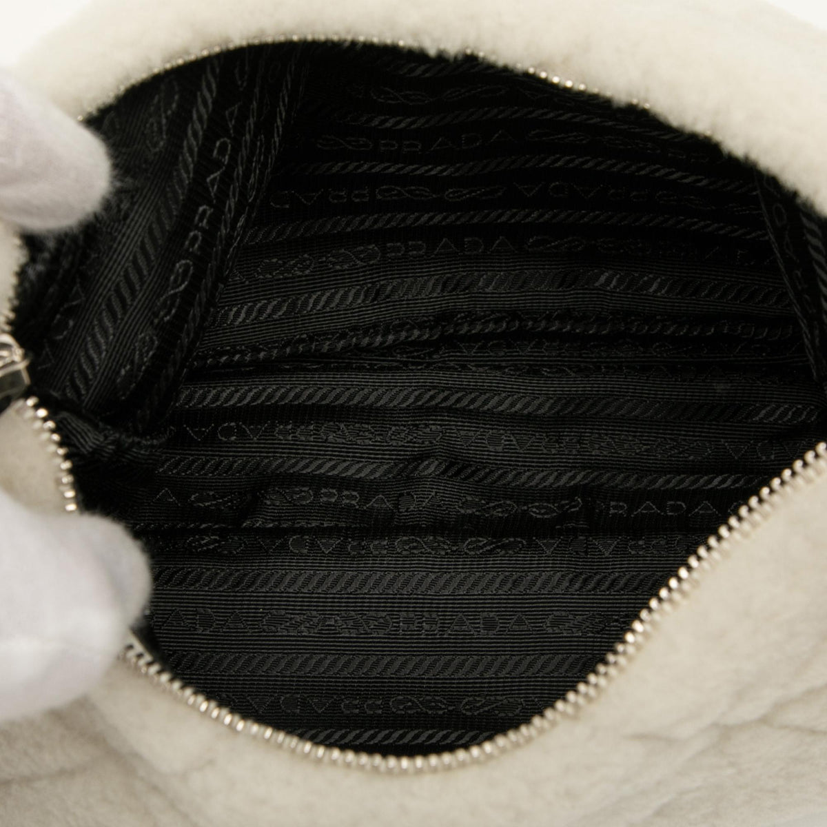Prada Quilted Shearling Re Edition 2005 Crossbody