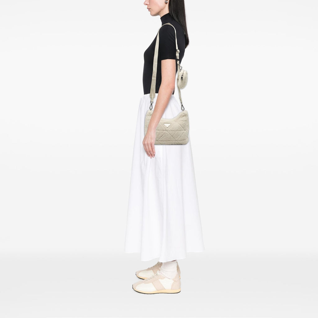 Prada Quilted Shearling Re Edition 2005 Crossbody