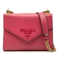 Prada Saffiano Cuir Monochrome Envelope Crossbody