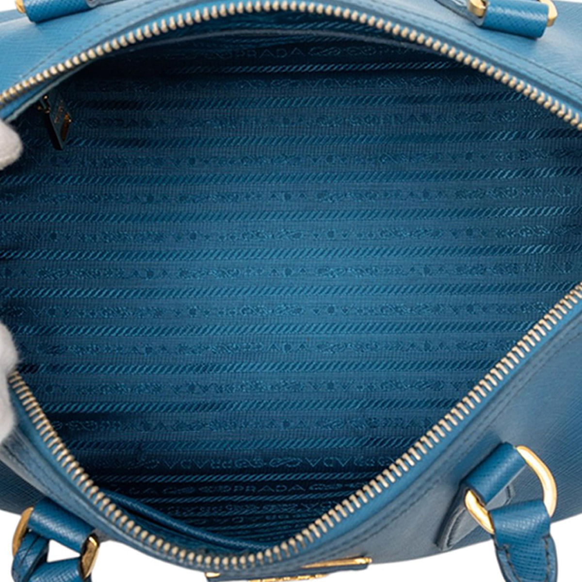 Prada Saffiano Lux Boston Bag