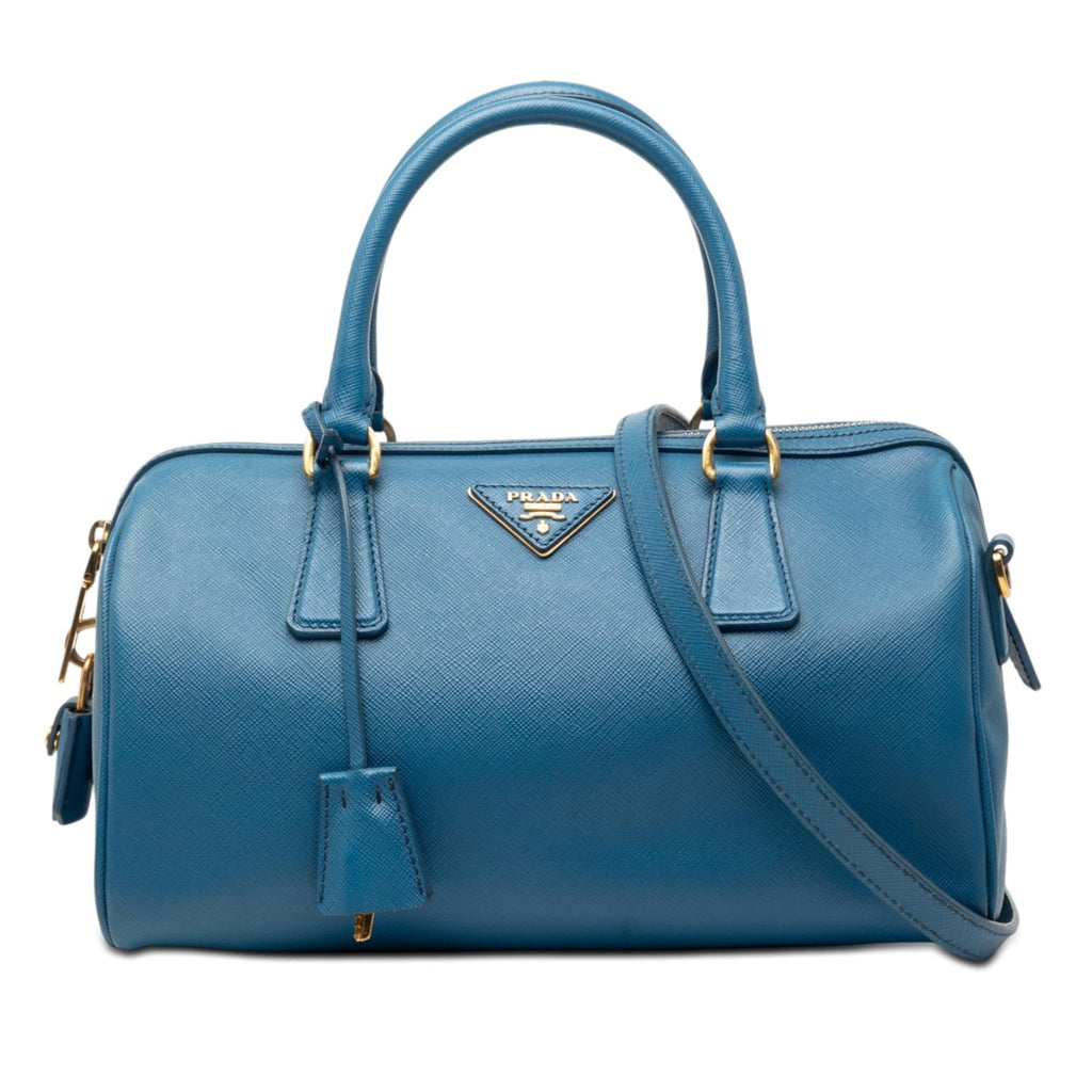 Prada Saffiano Lux Boston Bag