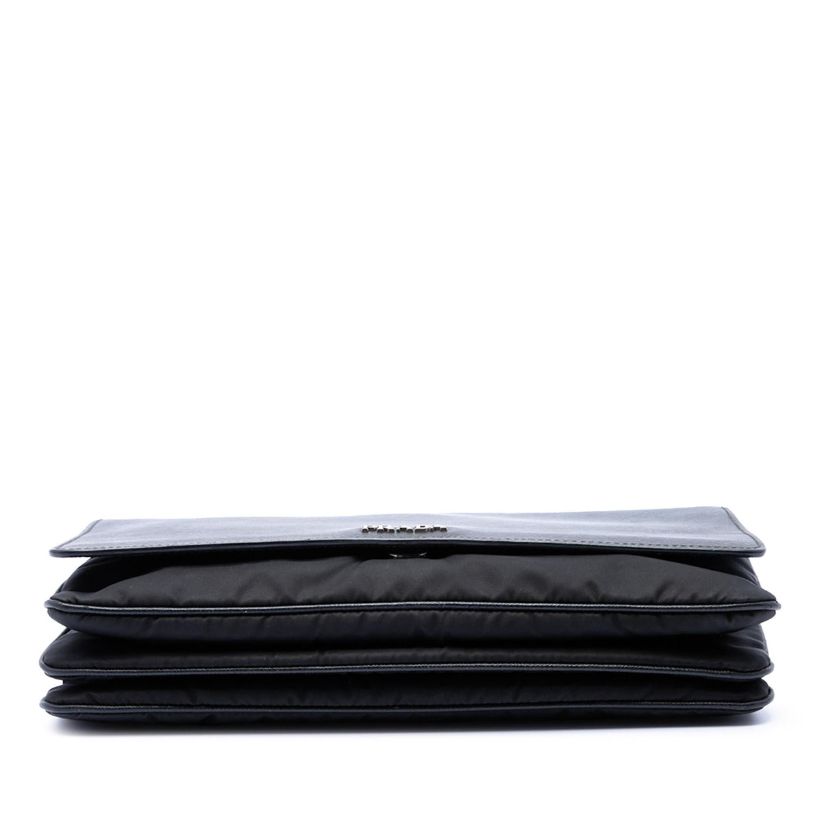 Prada Saffiano Lux and Tessuto Chain Crossbody