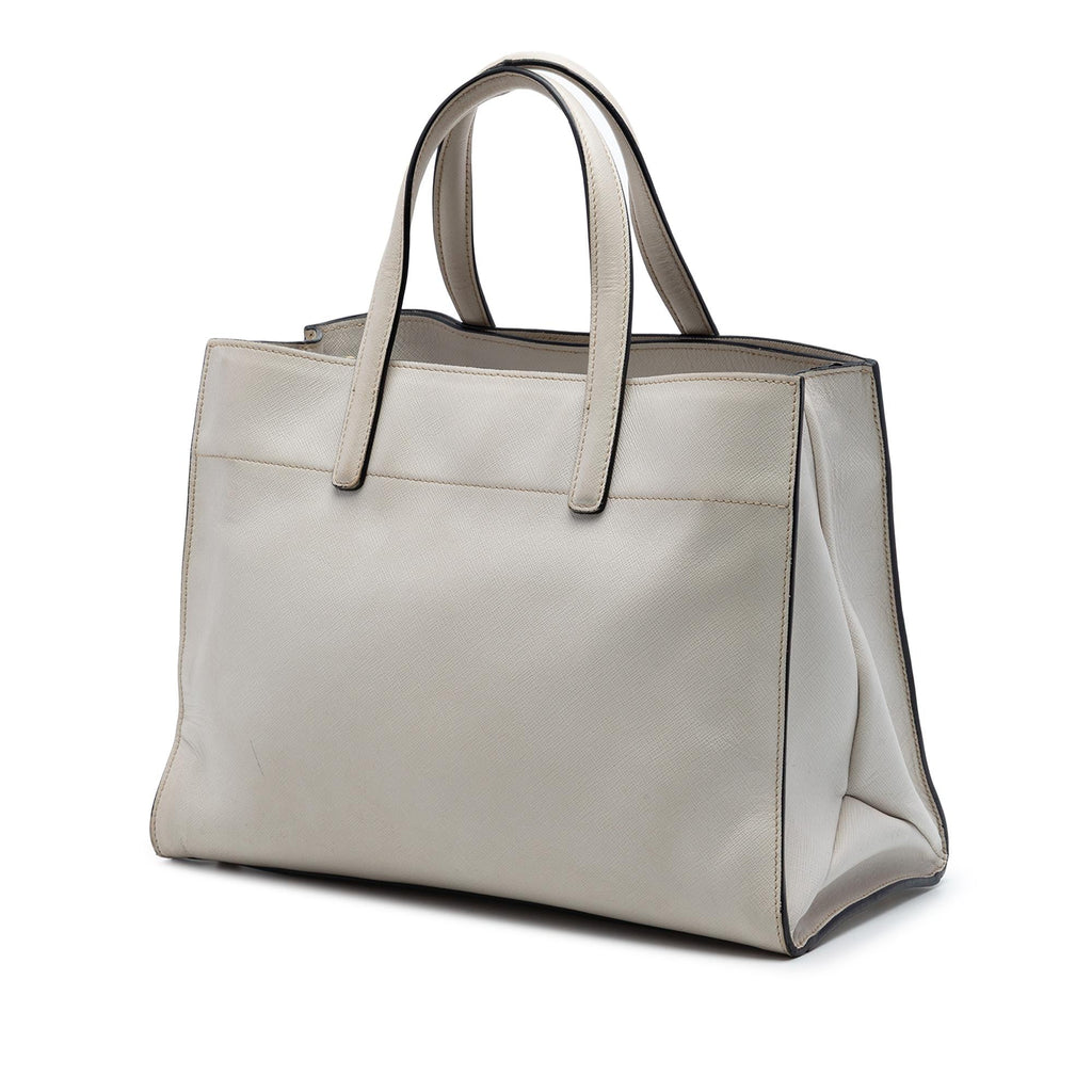 Prada Saffiano Soft Triple Pocket Tote